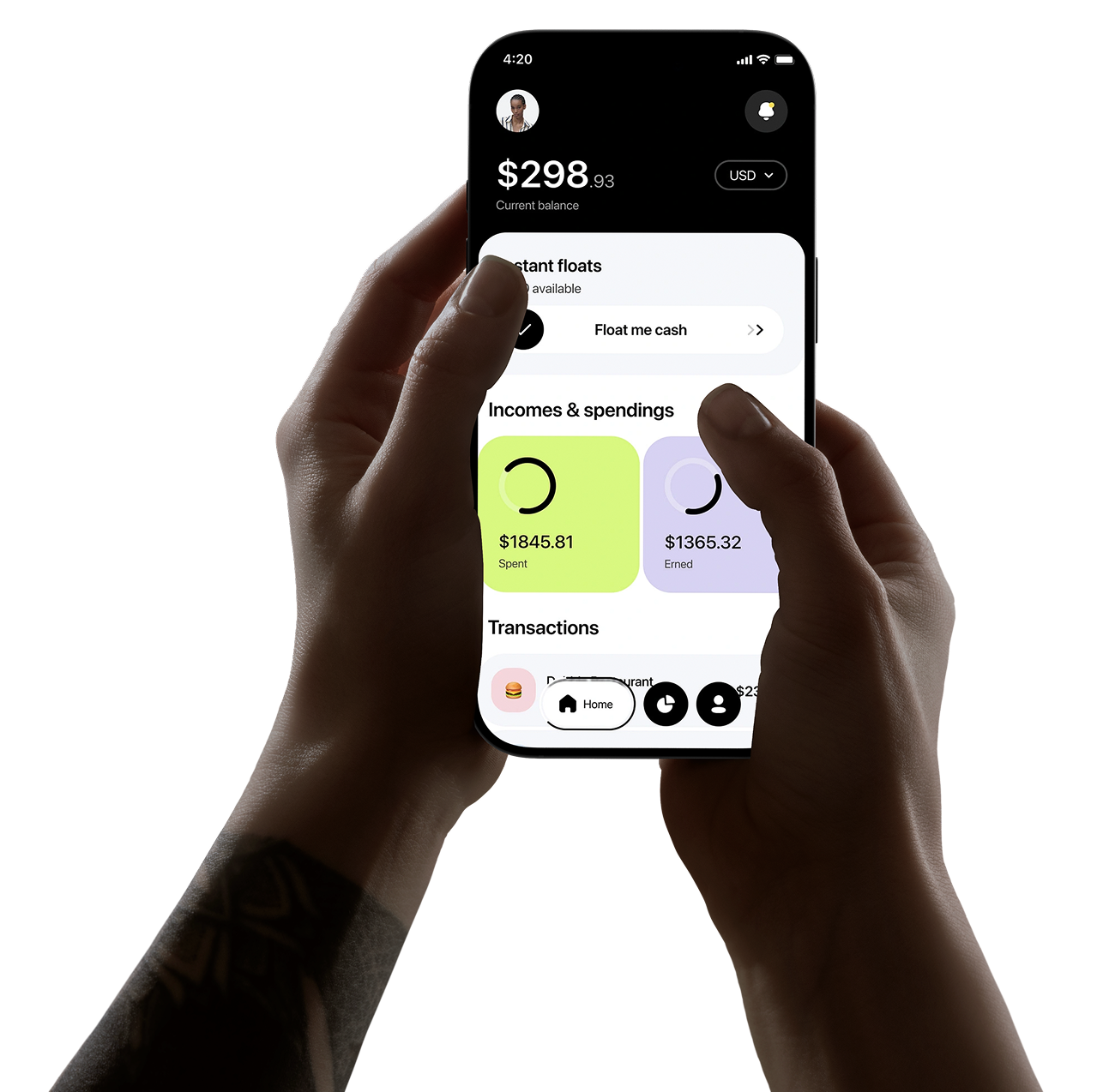 App showcase illustration